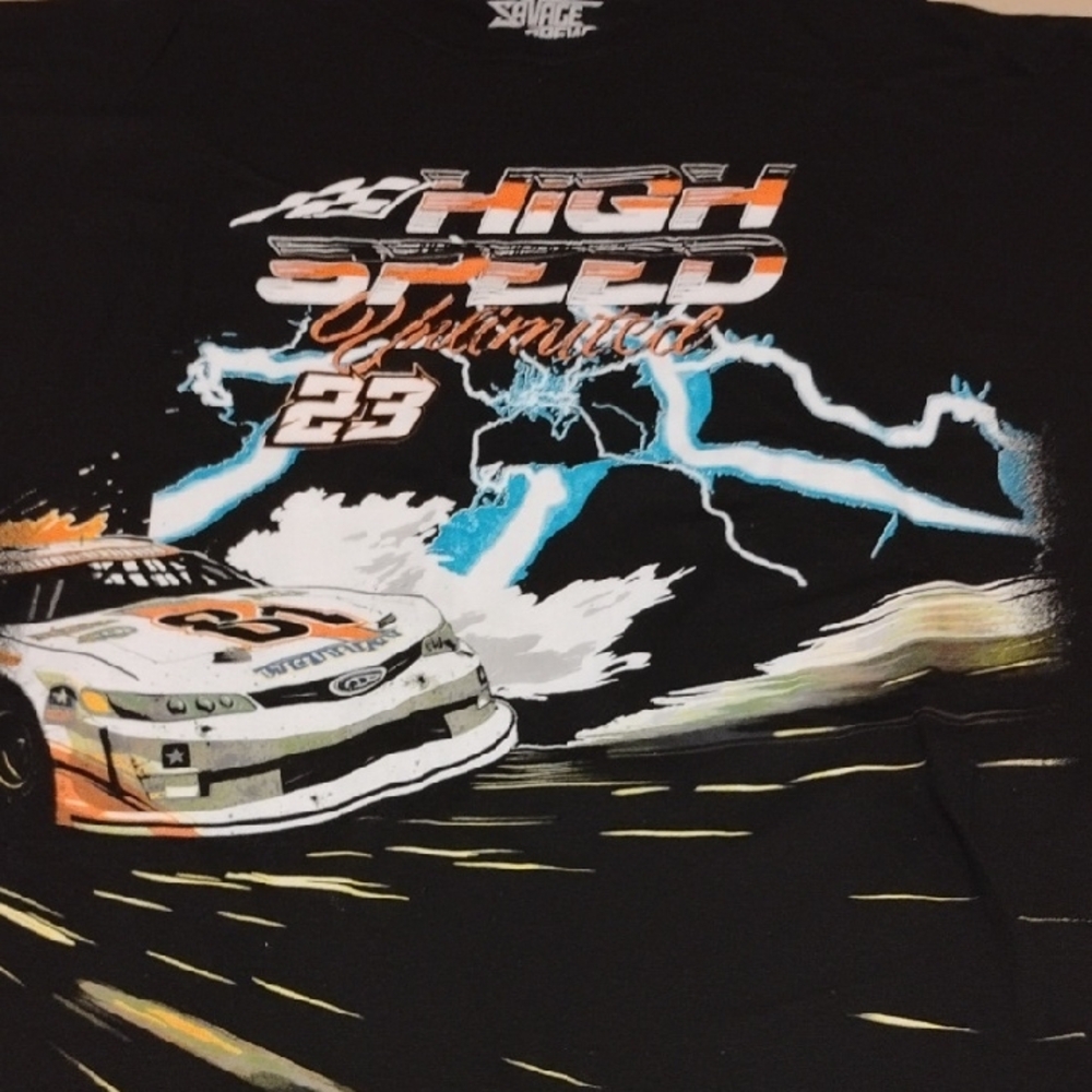 New With Tags 5xl High Speed Racing #23 Front And Back Print